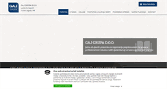 Desktop Screenshot of gajgrupa.hr